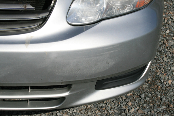 image of auto fender manufactured by compression molding process