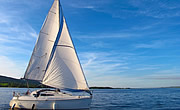 foams and elastomers used in sailboat