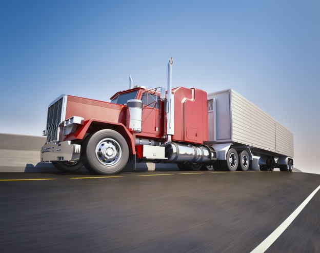 Semi Truck made with Putty Compounds