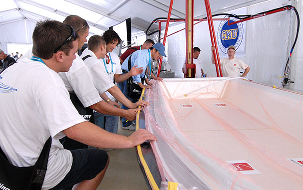 composites process demonstration