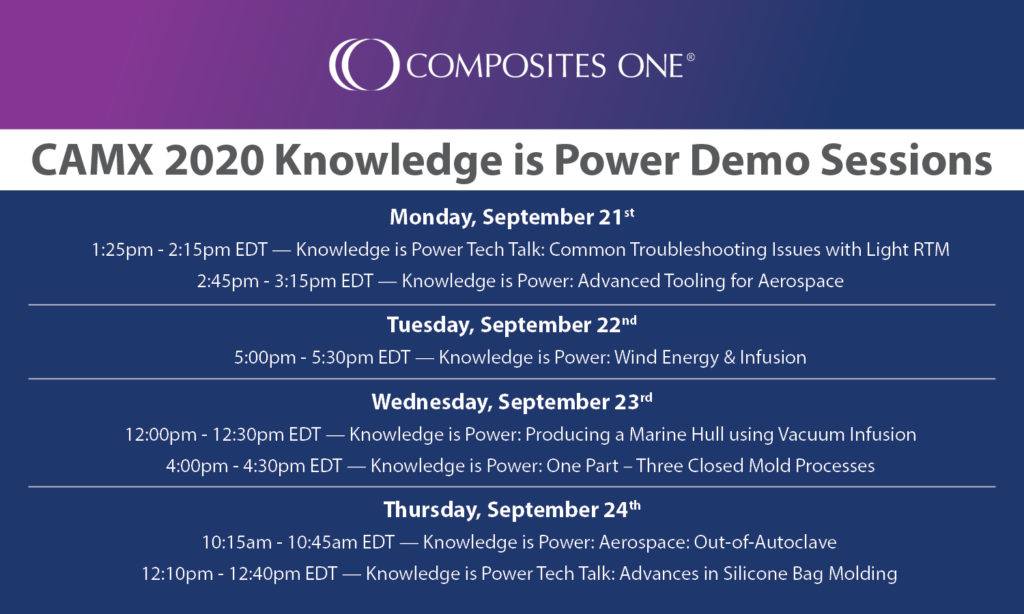 Learn from Experts During CAMX 2020 a Virtual Experience